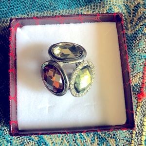 Statement trio ring - Size 5